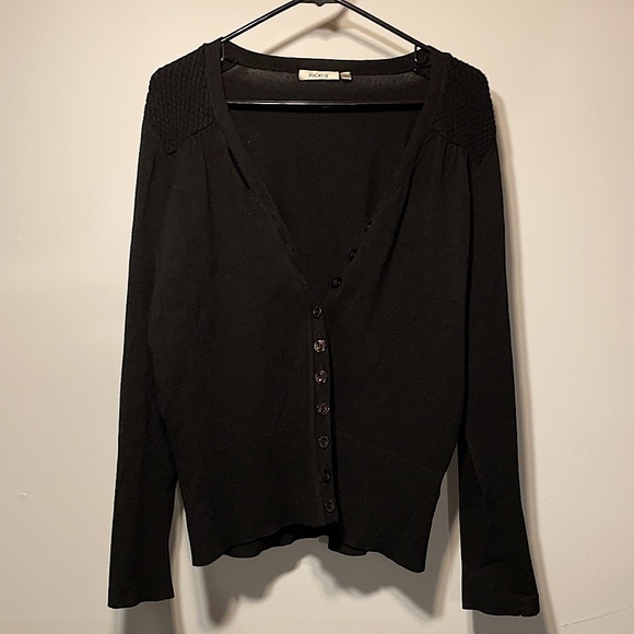 Ricki’s Black button-up Knit Cardigan - Picture 3 of 5